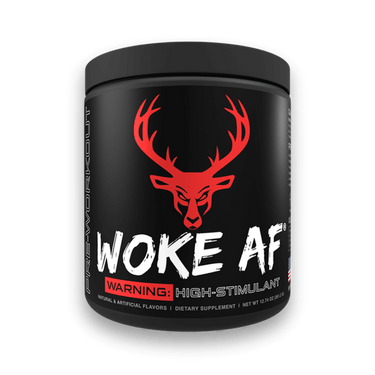 Bucked Up WOKE AF - High Stim Pre Workout | Builtathletics.com | $52.95 | Pre Workout | Best Sellers, high caffeine, high stim, Pre-Workout